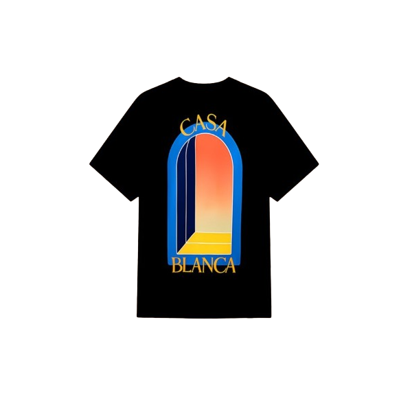 Tee-Shirt Noir/Bleu