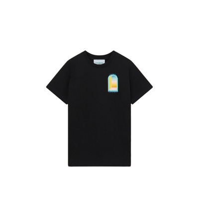 Tee-shirt Noir/Turquoise