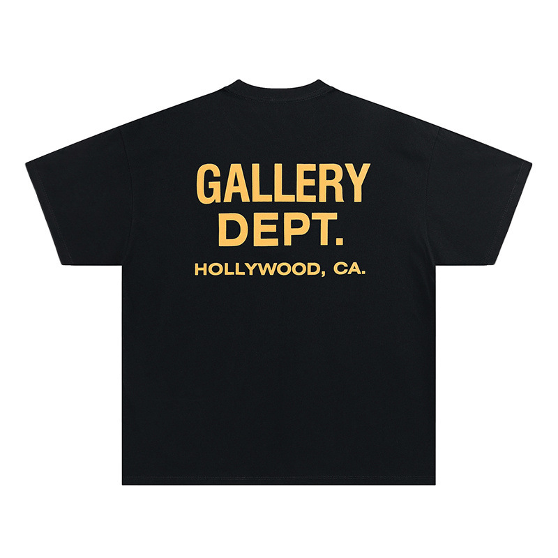 T-shirt Gallery Dept. Noir/Jaune