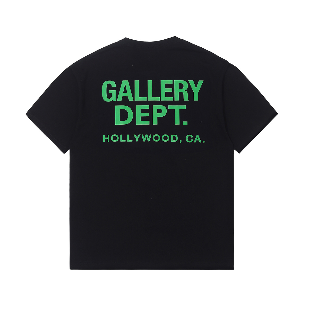 T-shirt Gallery Dept. Noir/Vert