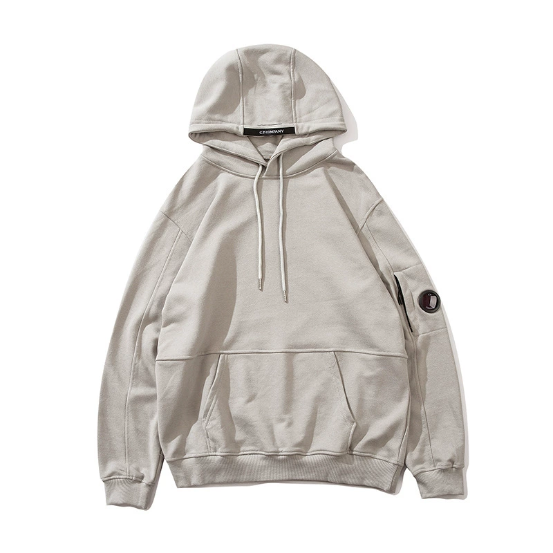 Pull a capuche C.P Company Gris