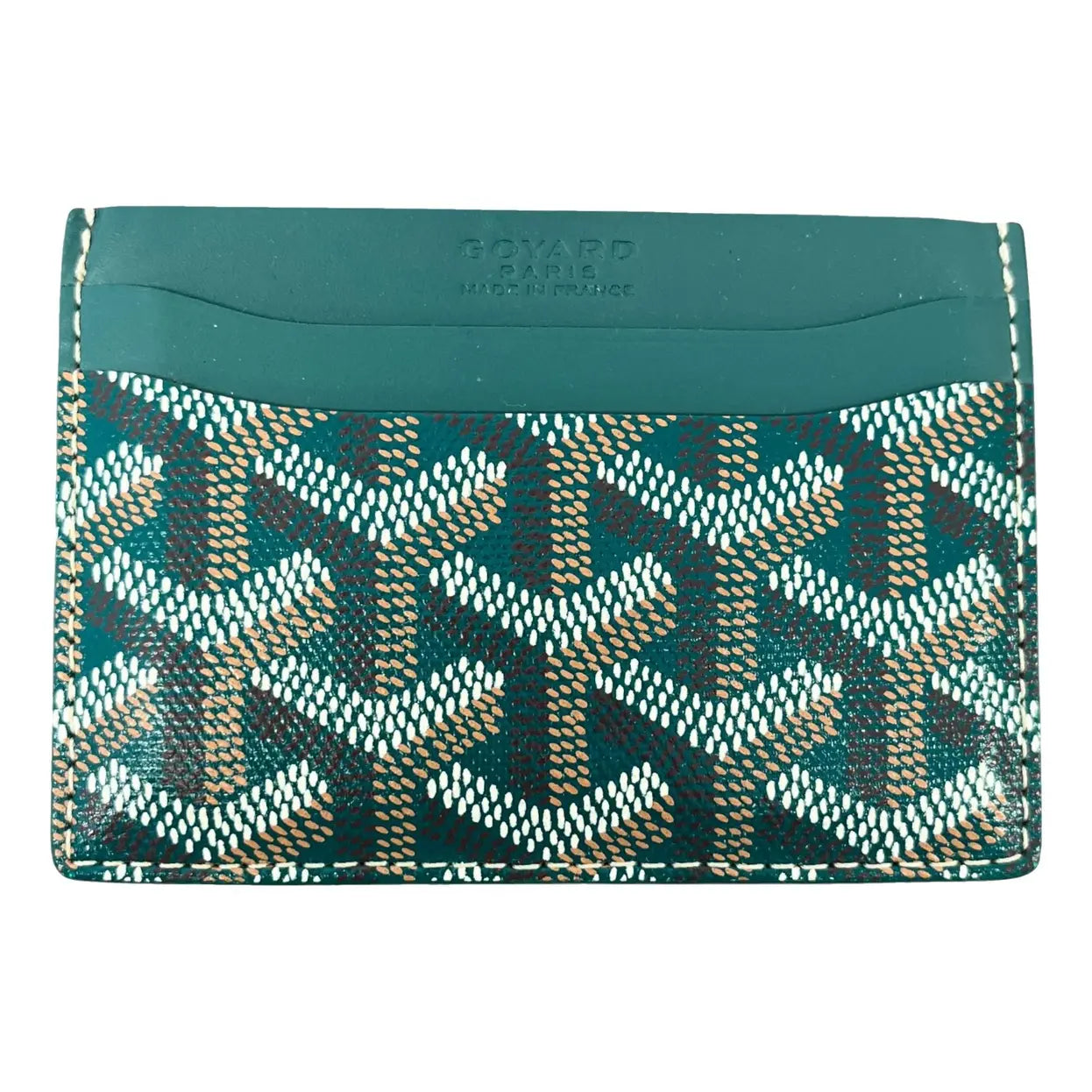 Porte Carte Goyard Bleu Turquoise