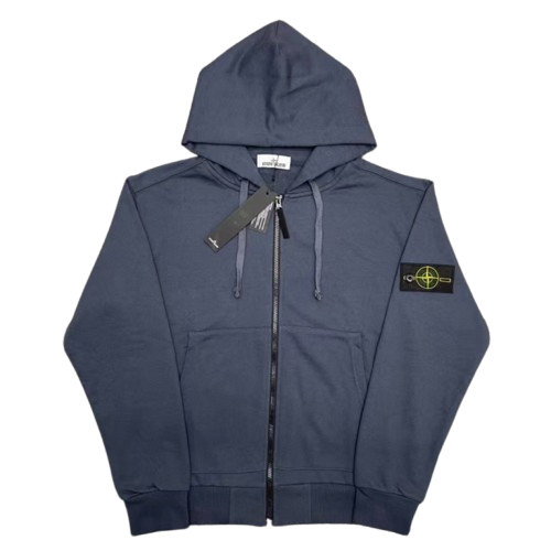 Zip Stone Island Bleu