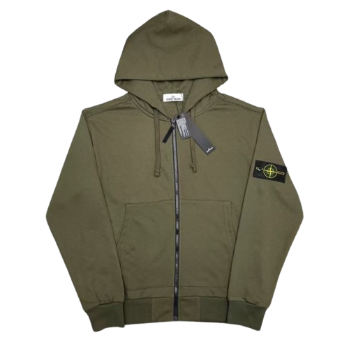 Zip Stone Island Kaki